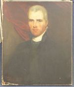 Early 19th century English Schooloil on canvas,Portrait of Thomas Bunbury Gough, Dean of Derry