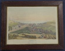 Havell after Cordwellcoloured aquatint,Brighton. A Birds-Eye View from The Preston Road, 1819, IOB