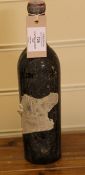 One bottle of Chateau Latour 1947, Premier Cru Classe, Pauillac, very top shoulder, cellar-soiled