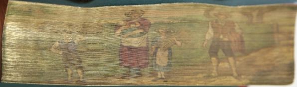 Fore-edge painting. Select Miscellaneous Poems of Martin Tupper, 8vo, 1874, fore-edge painted with