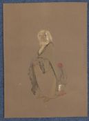 Manner of Count Preziosi (Maltese, 1816-1882)watercolour,A lady of Constantinople, 10 x 7.5in. and