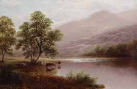 William Mellor (1851-1931)pair of oils on canvas,On The Glaslyn and On The Conway,signed and