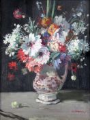 Margaret Jameson (Exh 1909-20)oil on canvas,Still life of flowers in a jug,signed,20 x 16in.