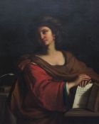 T. Fumi after Guercino (Giovanni Francesco Barbieri, 1591-1666)oil on canvas,`The Samian Sybil`,