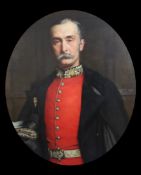 William Logsdail (1859-1944)oil on canvas laid on board,Portrait of Colonel Charles Douglas Learoyd