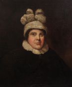 Early 19th century Continental Schooloil on canvas,Portrait of a woman,29 x 24.5in.