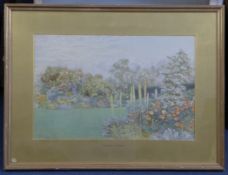Thomas H. Hunn (Exh. 1880-1908)watercolour,`Hitherbury, Guildford`,signed,13 x 20in.