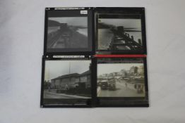 A collection of approximately ninety glass magic lantern slides, mostly of Brighton and surrounding