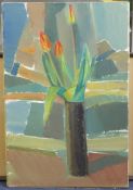 Cyril Mount (1920-2013)oil on canvas,Still life of tulips,signed and inscribed verso,24 x 15.5in.,