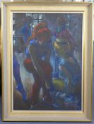 Maurice Man (1921-1997)pastel,`Ballet School`,initialled and labelled verso,33.5 x 23.5in.