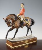 A Royal Worcester model of Wellington, modelled by Bernard Winskill, limited edition no.207/750,