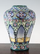 A Moorcroft Meknes At Night baluster vase, c.1999, limited edition 93/300, impressed marks and