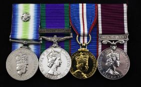 A South Atlantic medal group of four to GDSM P. McGeough Scots Guards, comprising South Atlantic