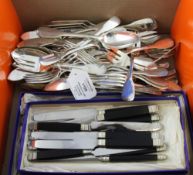 A 20th century French suite of 950 standard silver flatware by Henin & Cie, Paris, comprising twelve