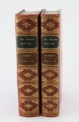 FORREST, SIR GEORGE - A HISTORY OF THE INDIAN MUTINY, vols 1 and 2 only (of 3), red morocco, A Royal