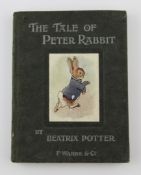 POTTER, BEATRIX - THE TALE OF PETER RABBIT, 1st edition, 16mo, owners inscription inside front