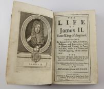 JONES, DAVID - THE LIFE OF JAMES II, full contemporary calf, 8vo, London 1702