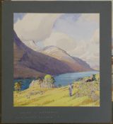 William Heaton Cooper (1903-1995)two watercolours,`Spring at Buttermere` and `Autumn, Buttermere`,