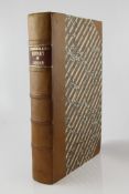 CHAMBERLAIN, HENRY - A NEW AND COMPLEAT HISTORY AND SURVEY OF LONDON, folio, rebound in half calf,