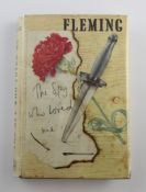 FLEMING, IAN - THE SPY WHO LOVED ME, 1st edition, unclipped d.j., ragged at spine top and bottom,
