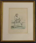 Anderson After Stannard & Dicksonpair of coloured lithographs,Cricket: Forward Play and The Wicket
