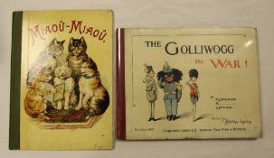 UPTON, BERTHA and FLORENCE K - THE GOLLIWOGG IN WAR, oblong quarto, London 1903 and DELCOURT, PIERRE