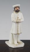 A Royal Worcester Counties of the World figure `Russia`, date code for 1884, modelled by James