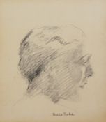 Francis Picabia (1879-1953)black chalk,Portrait of Pierette Andresz,signed,11 x 10in. unframed.