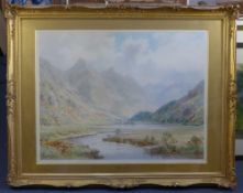 Henry B. Wimbush (1861-1910)pair of watercolours,`The Heart of the Forest, Glenshiel`, signed and `