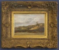 Robert Ladbrooke (1770-1842)oil on wooden panel,Coastal landscape,inscribed verso Purchased 1879
