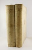 ST JOHN HOPE, WILLIAM - WINDSOR CASTLE. AN ARCHITECTURAL HISTORY, 2 vols, vellum, London 1913 and