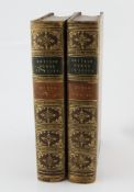 AUBER, PETER - RISE AND PROGRESS OF THE BRITISH POWER IN INDIA, 1st edition, 2 vols, half calf,