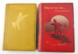 HENTY, GEORGE ALFRED - THE FALL OF SEBASTOPOL, OR JACK ARCHER IN THE CRIMEA, 8vo, mustard yellow
