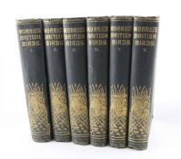 MORRIS, REV F. - A HISTORY OF BRITISH BIRDS, 3rd edition, 6 vols, green pictorial cloth, London