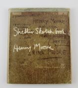 MOORE, HENRY SPENCER - SHELTER SKETCH BOOK, cloth with dust jacket, signed by the author, dated,