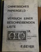 Four volumes on Chinese coins and banknotes, to include Werner Berger, Ch`ing Cash Until 1735, Mei