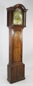 Thomas Sones, Tapenham. A George III oak cased eight day longcase clock, the 12 inch arched brass