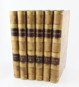 KNIGHT, CHARLES - LONDON, 6 vols, 8vo, half calf with marbled boards, London 1841-44