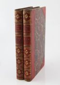 PARTINGTON, CHARLES FREDERICK - NATIONAL HISTORY AND VIEWS OF LONDON, 2 vols, 8vo, half morocco