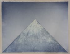 Derek Hirst (1929-2006)watercolour on paper,Sacred Mountain Third View, 1986,signed, titled and