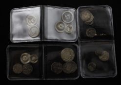 German States and Luxembourg, Medieval period (12th-15th century)- collection of twenty silver