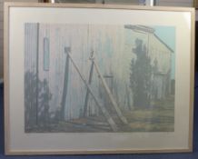 Norman Stevens (1937-1988)screenprint,Construction Company,signed, titled and dated 1983, 73/150,