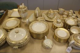 A Wedgwood Gold Florentine one hundred and fifteen piece tea, coffee and dinner service, second half
