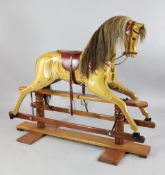 A Haddon 20th century rocking horse, 5ft long