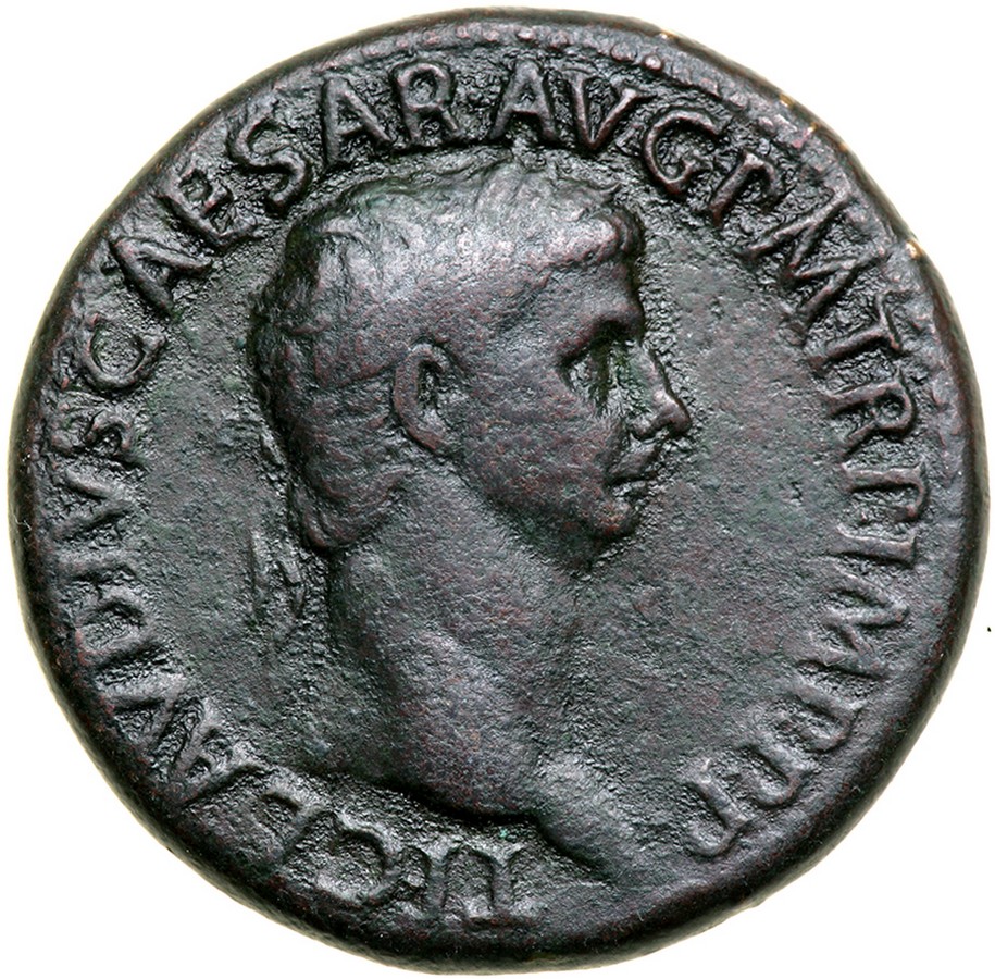 Claudius. Æ Sestertius (28.1 g), AD 41-54. Rome, ca. AD 50-54. TI CLAVDIVS CAESAR AVG P M TR P IMP