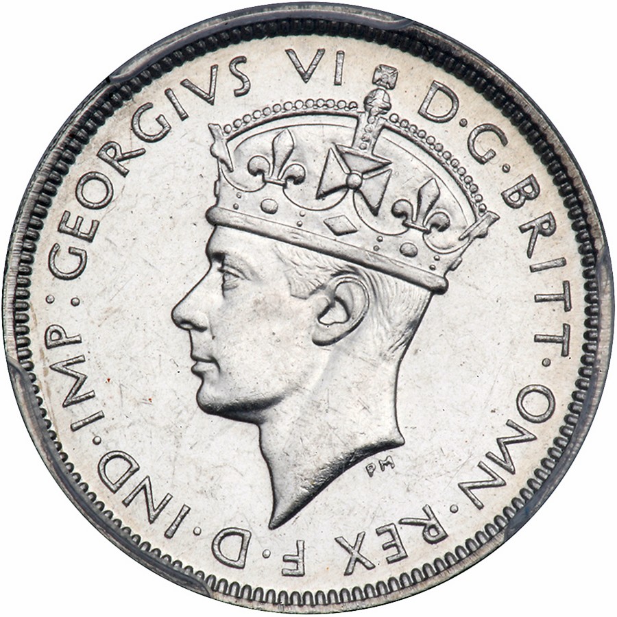 British West Africa. 3 Pence, 1946-KN. KM-21. George VI. PCGS graded Specimen 66.  Estimated
