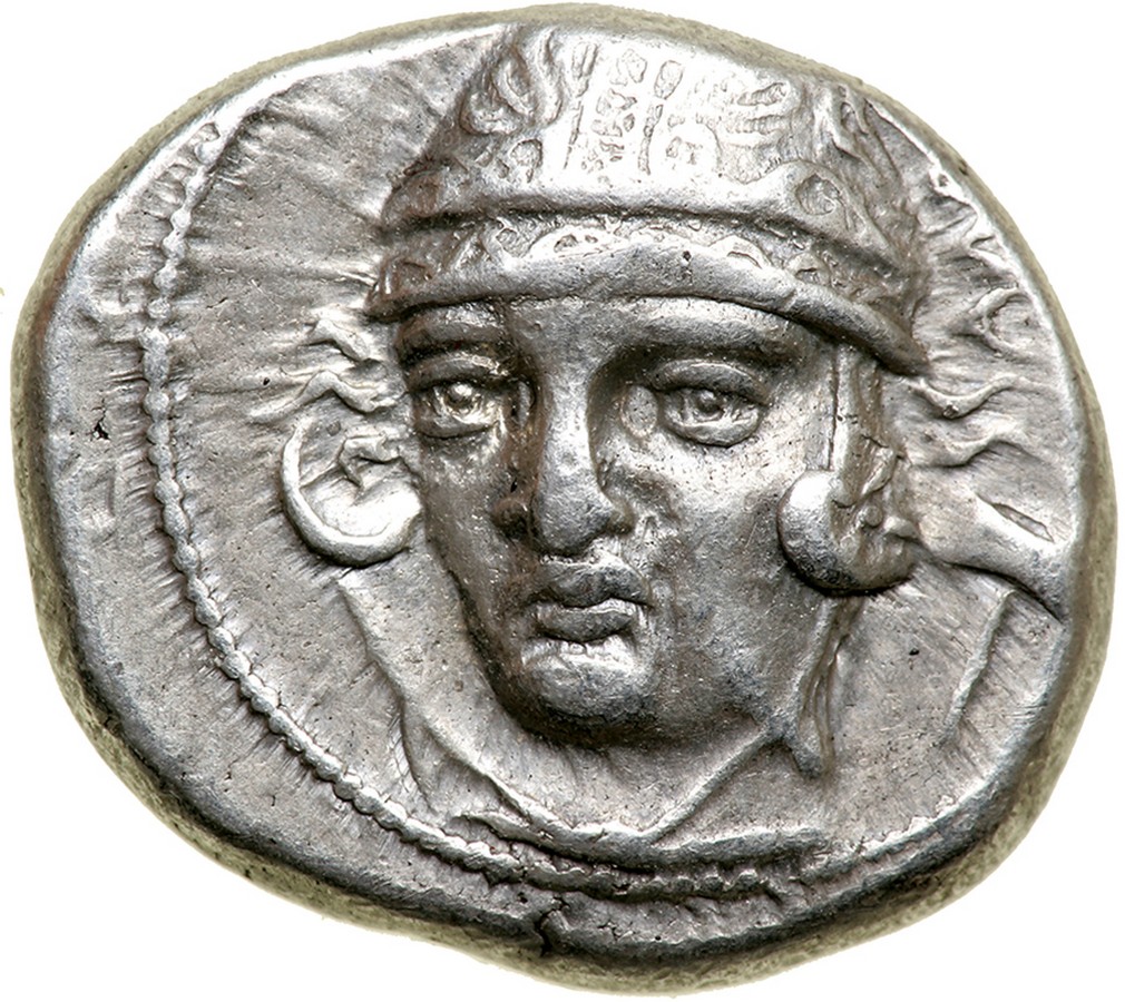 Thessaly, Larissa. Silver Drachm (6.1 g), ca. 370-360 BC. A?[EY] in small letters to right, head of