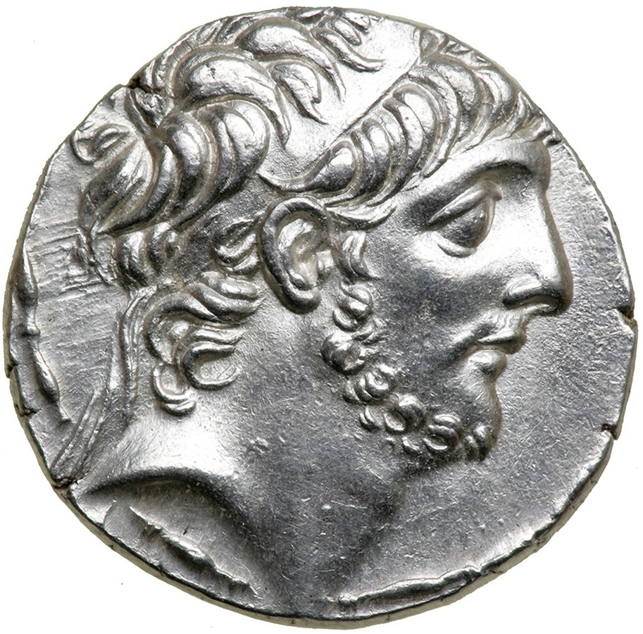 Seleukid Kingdom. Antiochos IX Philopator. Silver Tetradrachm (16.61 g), 114/3-95 BC. Antioch on