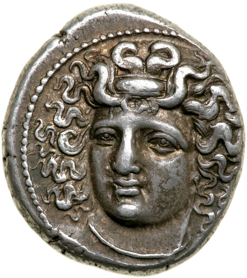 Thessaly, Larissa. Silver Stater (12.2 g), ca. 356-342 BC. Head of the nymph Larissa facing