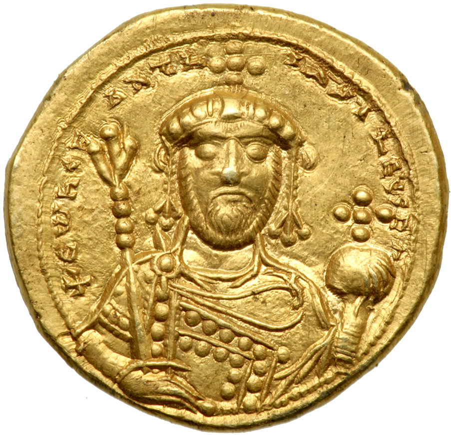 Constantine IX Monomachus. Gold Tetarteron Nomisma (4.10 g), 1042-1055. Constantinople. + IhS XIS